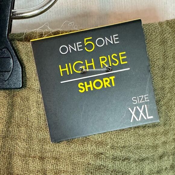 One 5 One Green High Rise Pullon Shorts Size XXL - Picture 4 of 7